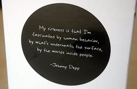 Johnny Depp Zitat: My sickness