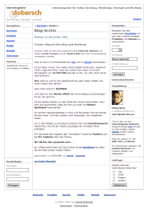 dobersch.com in 2003