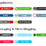 Blogbuttons mit runden Ecken (Bild)