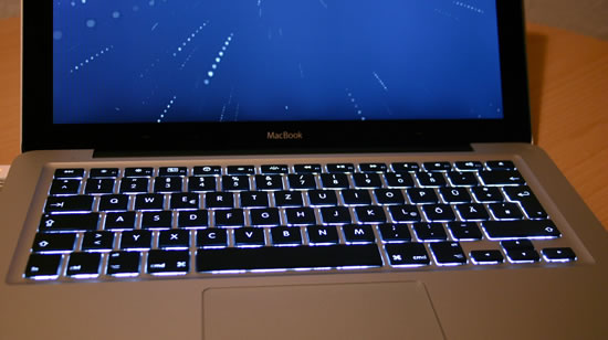 MacBook Tastaturbeleuchtung