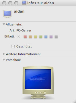 Bluescreen im Apple MacOSX ;)
