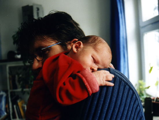 Meine Tochter und ich irgendwann im Jahr 2003