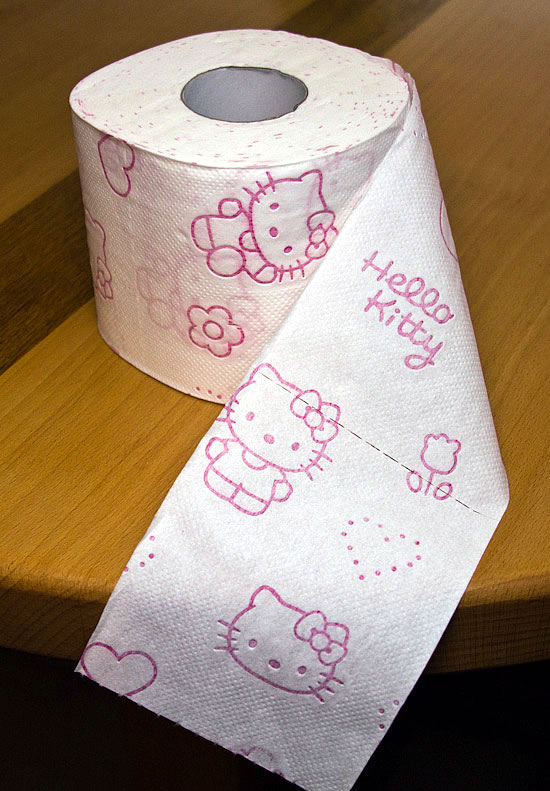 Hello Kitty Toilettenpapier Rolle