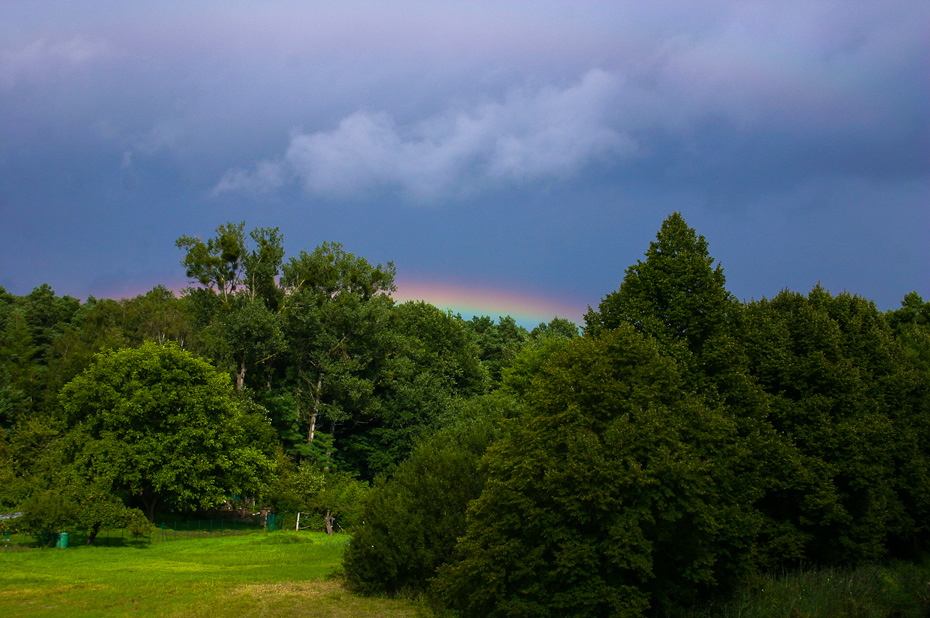 Regenbogen am Horizont