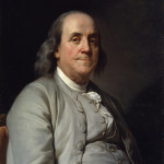 Benjamin Franklin (Ölgemälde von Duplessis um 1785)