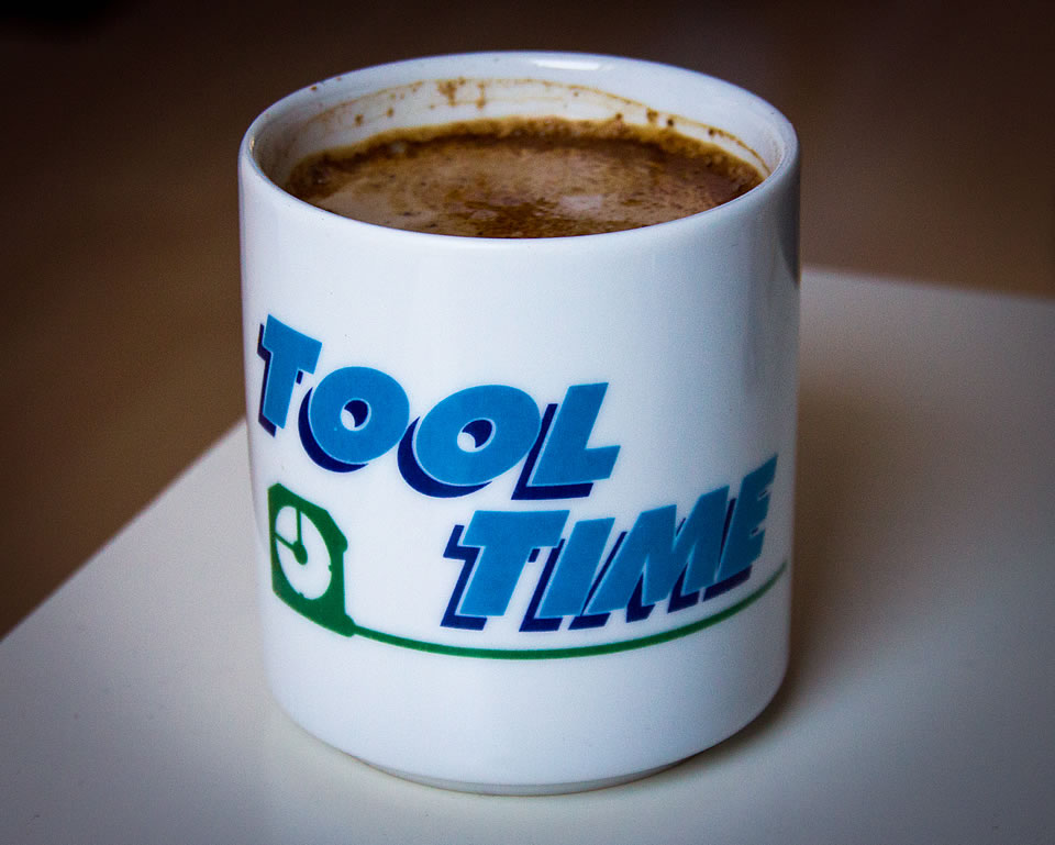 Tooltime-Tasse mit „mehr Power“