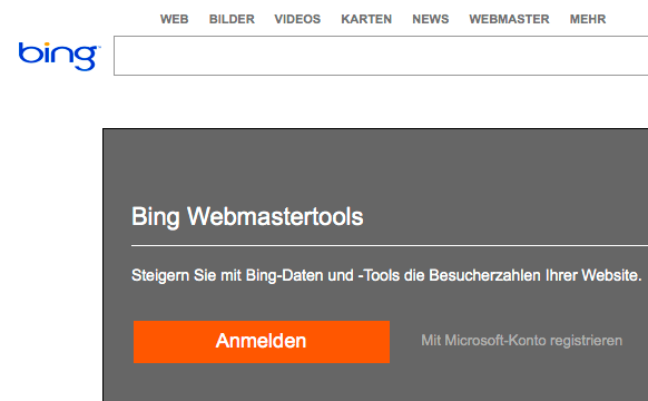 Bing Webmaster Tools