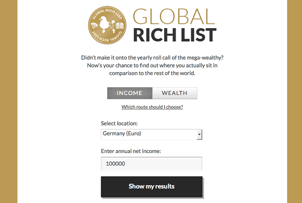 Global Rich List (Screenshot)
