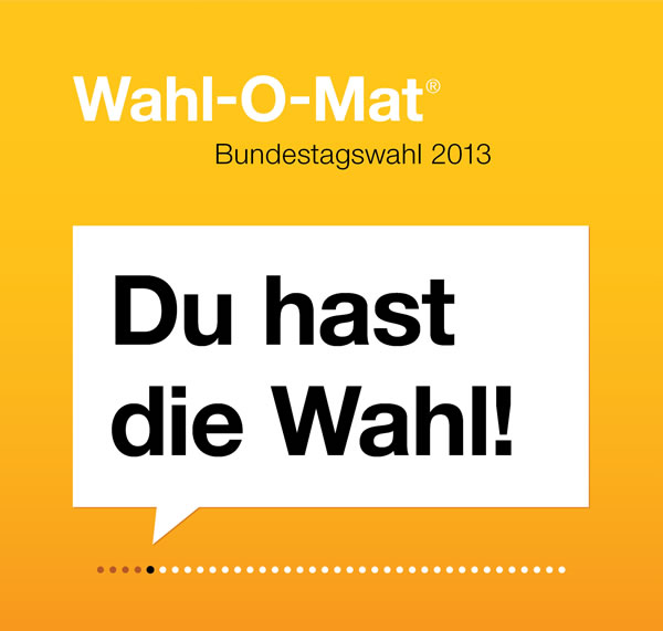 Wahl-O-Mat zur Bundestagswahl 2013 (Bild: bpb)